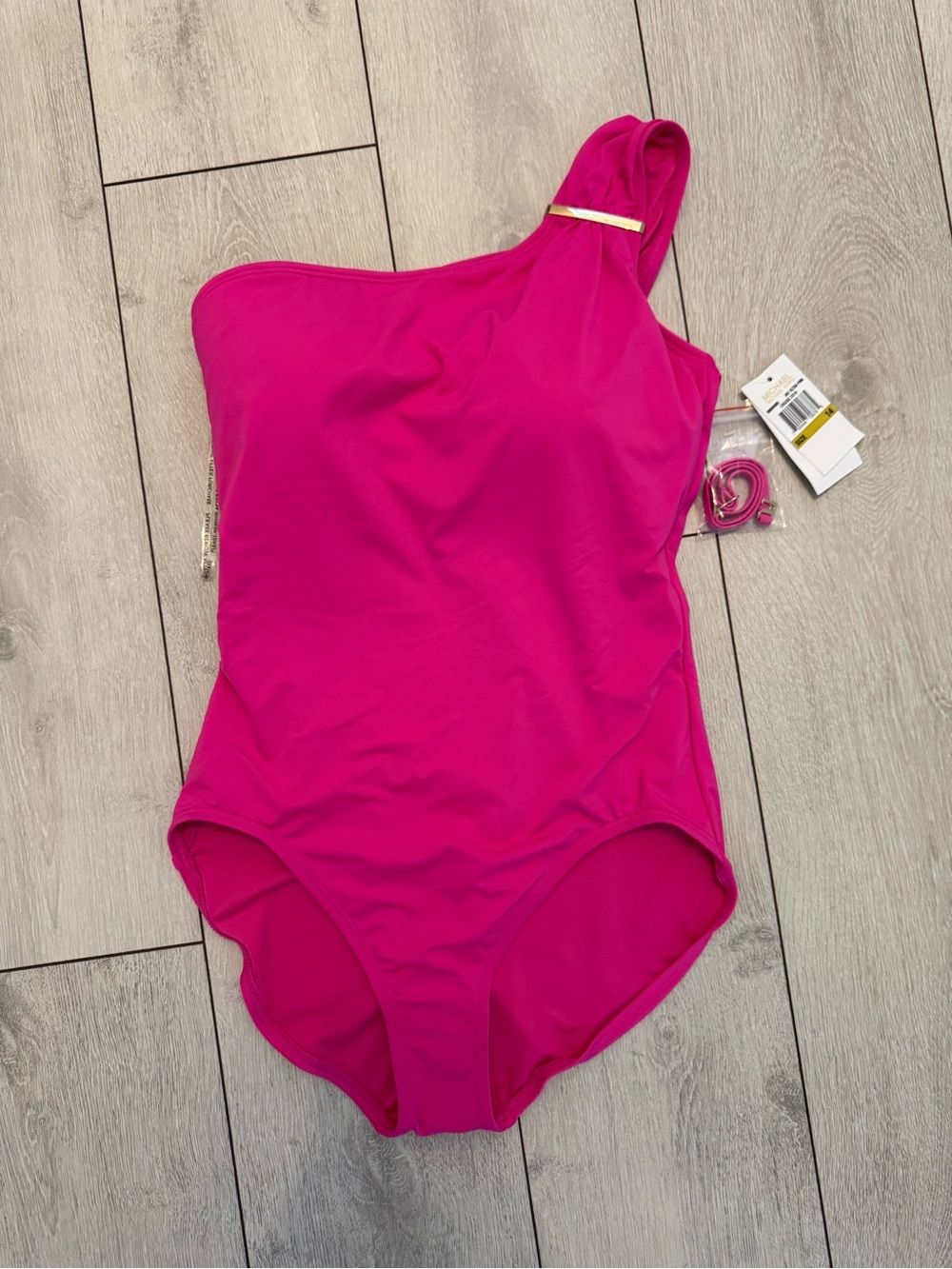 Michael Kors Bright Pink Swimsuit, NWT